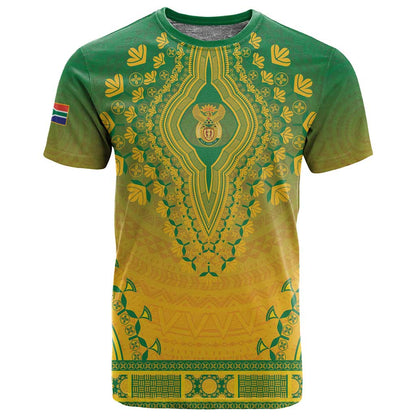 Personalized Afro South Africa T shirt African Dashiki Style - African Pride