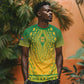 Personalized Afro South Africa T shirt African Dashiki Style - African Pride