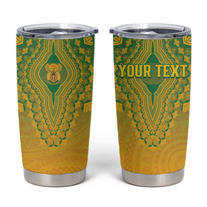 Personalized Afro South Africa Tumbler Cup African Dashiki Style - African Pride