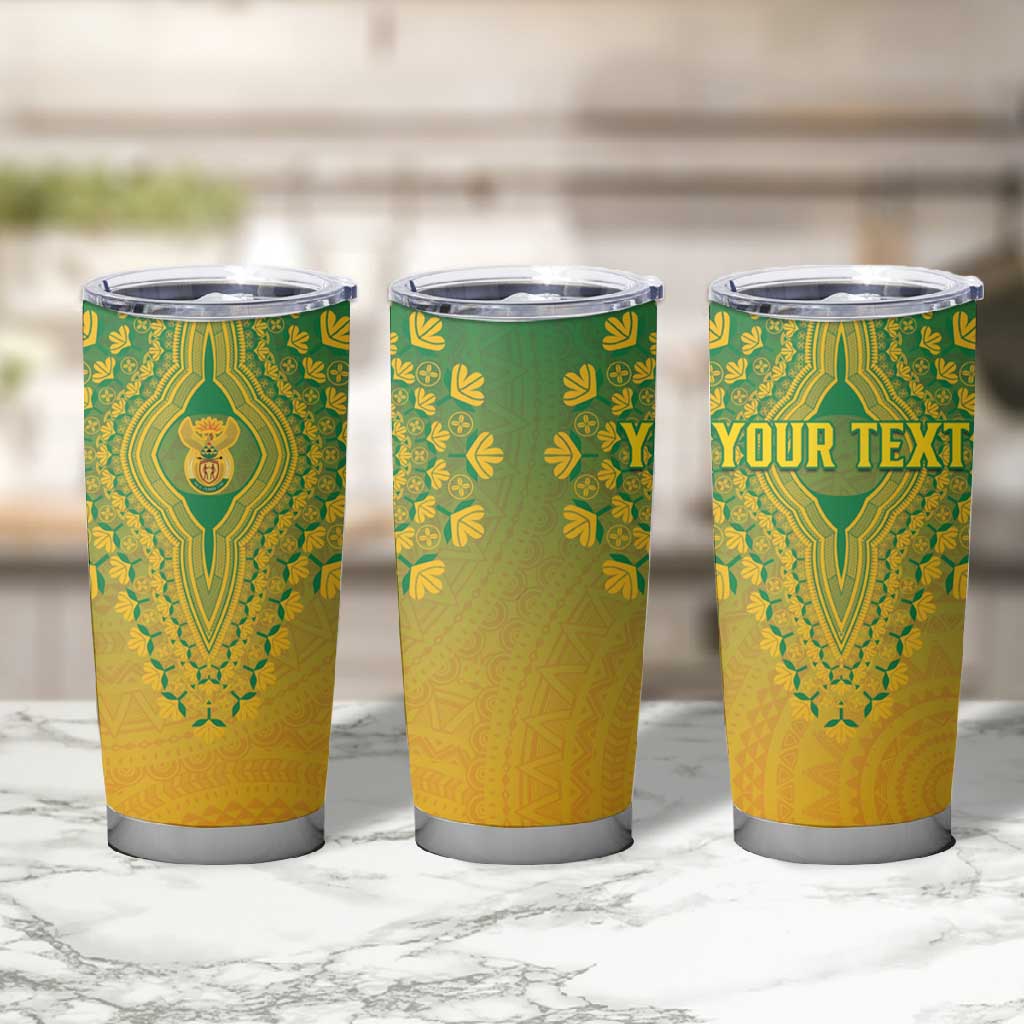 Personalized Afro South Africa Tumbler Cup African Dashiki Style - African Pride