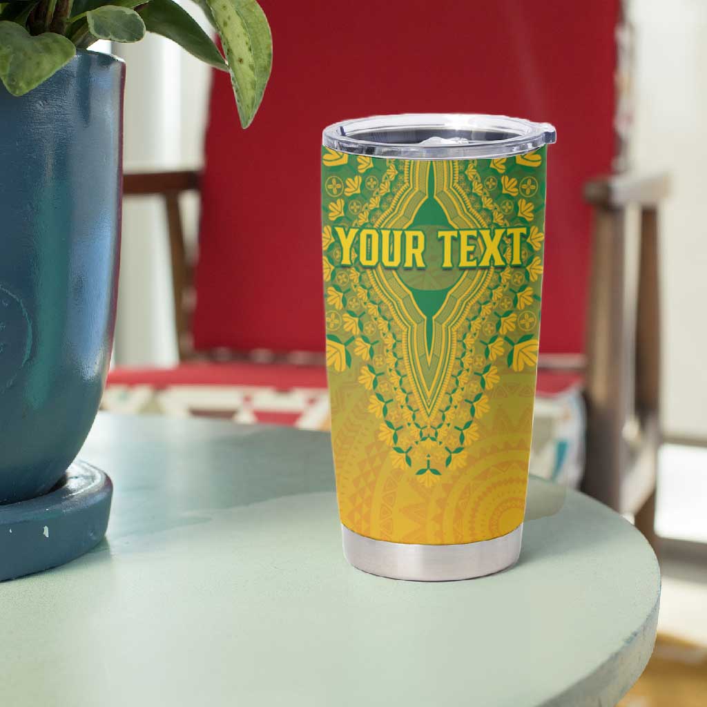 Personalized Afro South Africa Tumbler Cup African Dashiki Style - African Pride