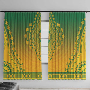 Afro South Africa Window Curtain African Dashiki Style - African Pride