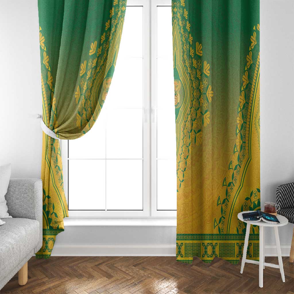 Afro South Africa Window Curtain African Dashiki Style - African Pride
