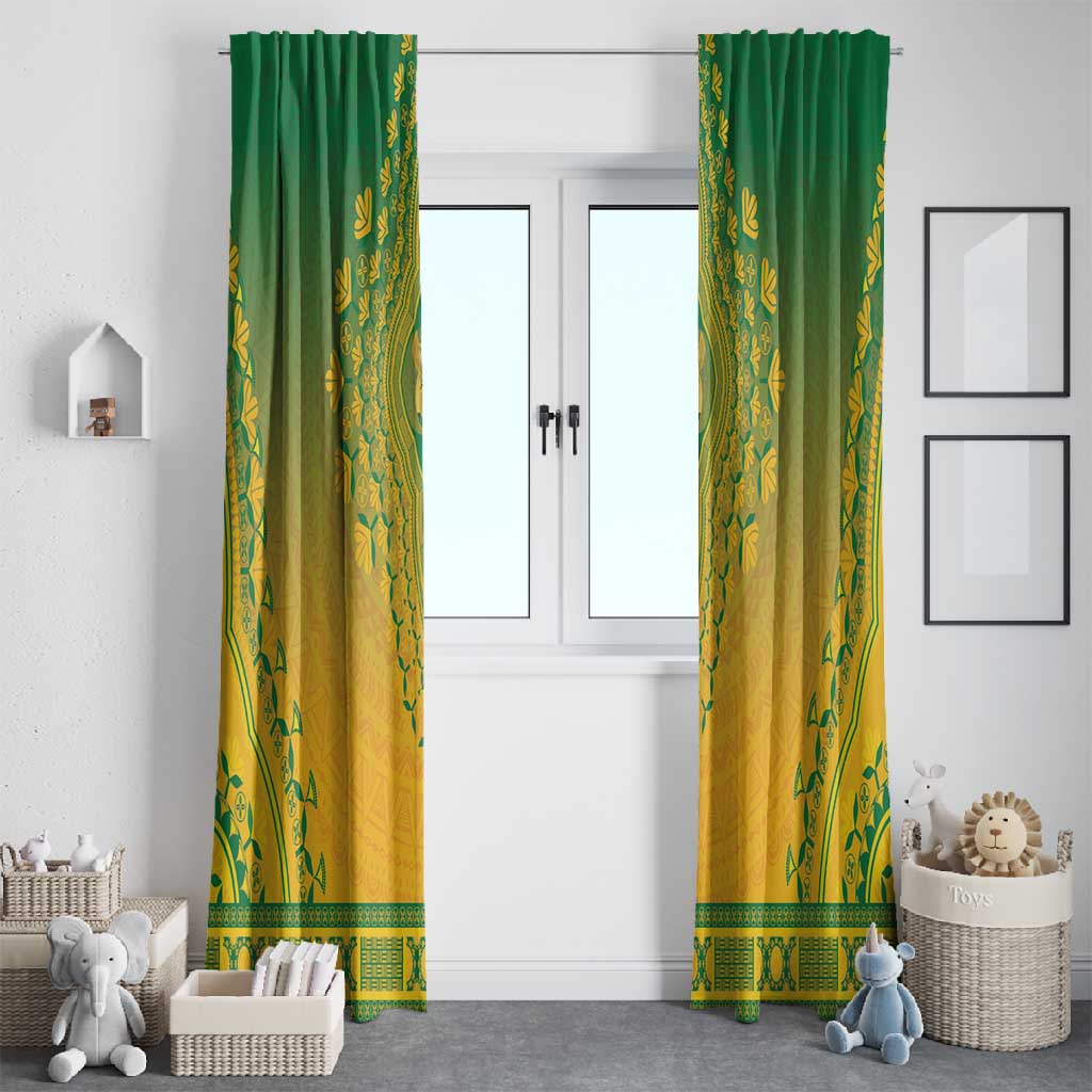 Afro South Africa Window Curtain African Dashiki Style - African Pride