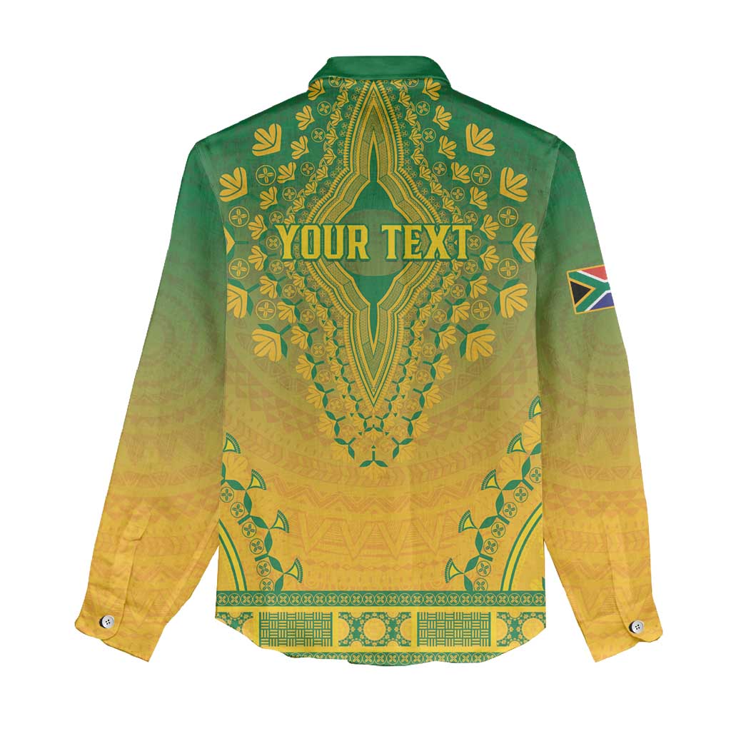 Personalized Afro South Africa Women Casual Shirt African Dashiki Style - African Pride