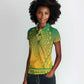 Personalized Afro South Africa Women Polo Shirt African Dashiki Style - African Pride