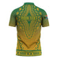 Personalized South Africa African Dashiki Zipper Polo Shirt
