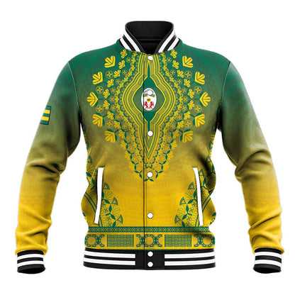 Personalized Afro Togo Baseball Jacket African Dashiki Style - African Pride
