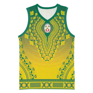 Personalized Afro Togo Basketball Jersey African Dashiki Style - African Pride