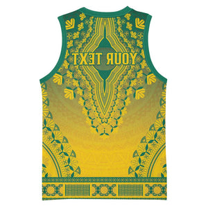 Personalized Afro Togo Basketball Jersey African Dashiki Style - African Pride
