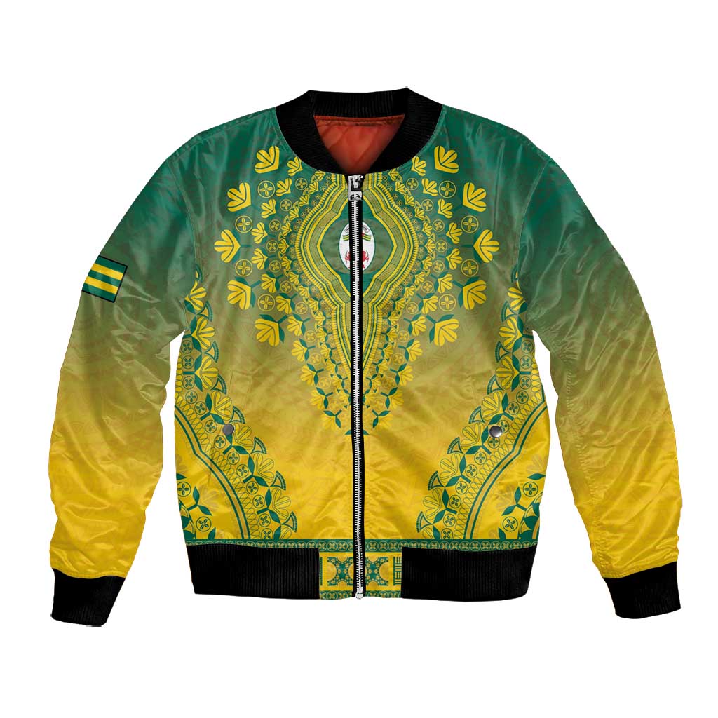 Personalized Afro Togo Bomber Jacket African Dashiki Style - African Pride