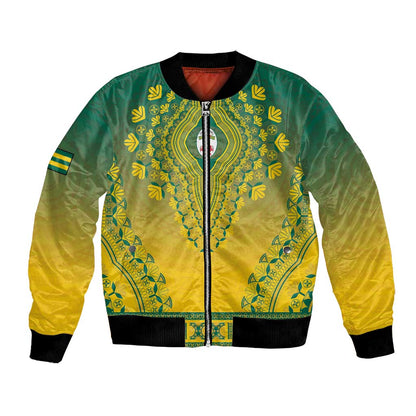 Personalized Afro Togo Bomber Jacket African Dashiki Style - African Pride