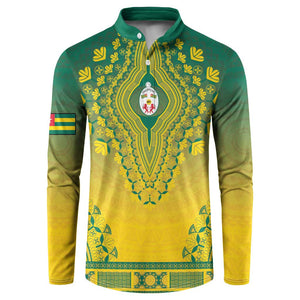Personalized Togo African Dashiki Button Sweatshirt