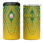 Personalized Afro Togo 4 in 1 Can Cooler Tumbler African Dashiki Style - African Pride