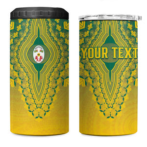Personalized Afro Togo 4 in 1 Can Cooler Tumbler African Dashiki Style - African Pride