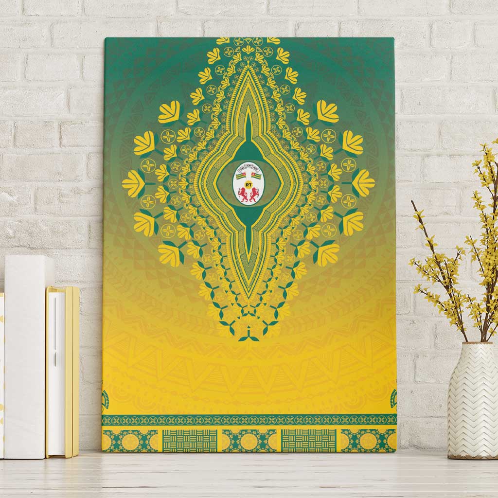 Afro Togo Canvas Wall Art African Dashiki Style - African Pride