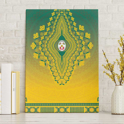 Afro Togo Canvas Wall Art African Dashiki Style - African Pride