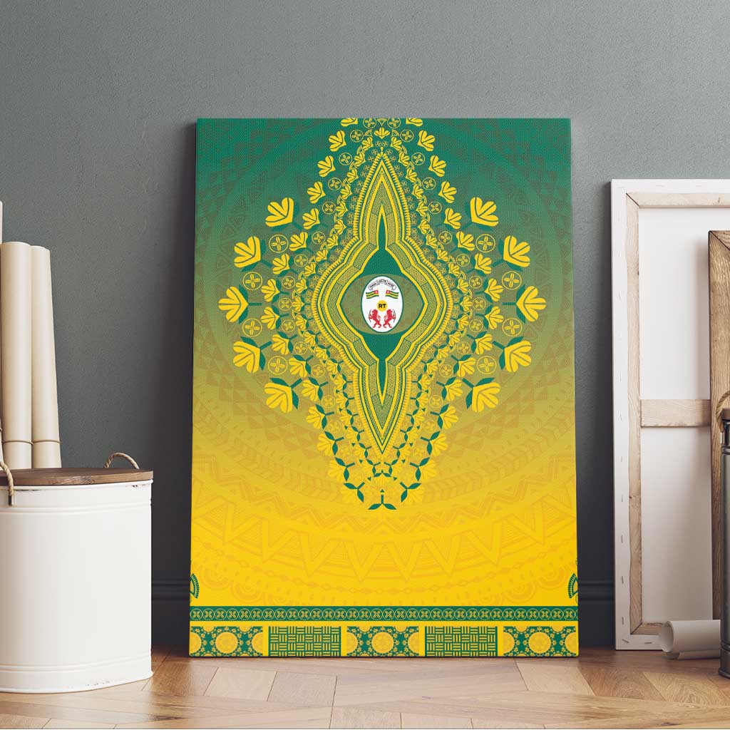 Afro Togo Canvas Wall Art African Dashiki Style - African Pride