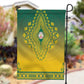 Afro Togo Garden Flag African Dashiki Style - African Pride