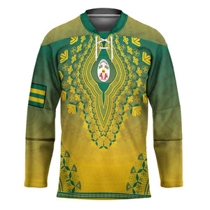 Personalized Togo African Dashiki Hockey Jersey