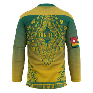 Personalized Togo African Dashiki Hockey Jersey