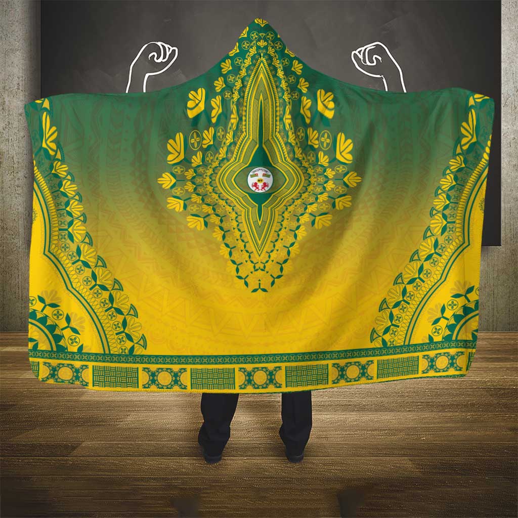 Afro Togo Hooded Blanket African Dashiki Style - African Pride