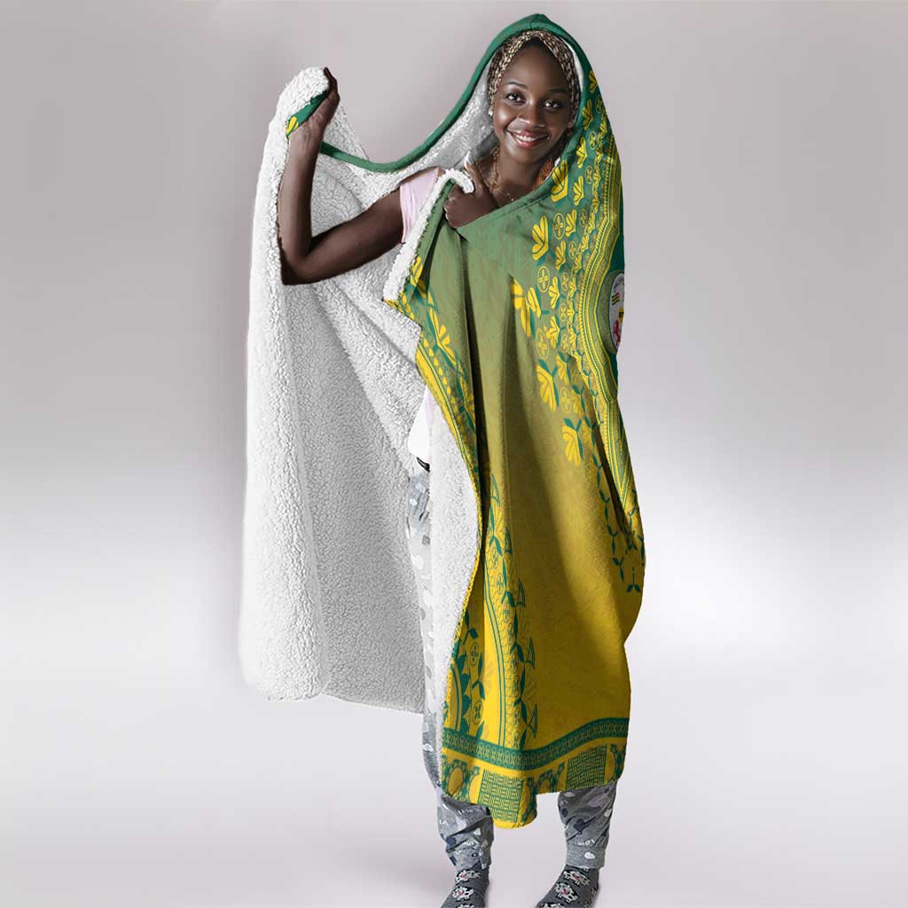Afro Togo Hooded Blanket African Dashiki Style - African Pride