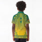 Personalized Afro Togo Kid Polo Shirt African Dashiki Style - African Pride