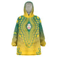 Personalized Afro Togo Kid Wearable Blanket Hoodie African Dashiki Style - African Pride