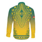 Personalized Afro Togo Long Sleeve Button Shirt African Dashiki Style - African Pride