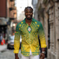 Personalized Afro Togo Long Sleeve Button Shirt African Dashiki Style - African Pride