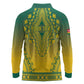 Personalized Afro Togo Long Sleeve Polo Shirt African Dashiki Style - African Pride