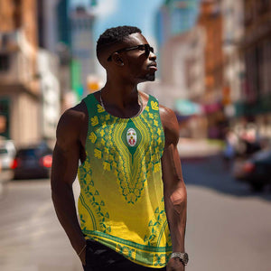 Personalized Afro Togo Men Tank Top African Dashiki Style - African Pride