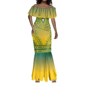 Personalized Afro Togo Mermaid Dress African Dashiki Style - African Pride