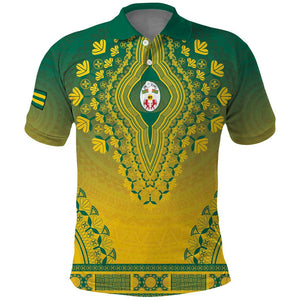 Personalized Afro Togo Polo Shirt African Dashiki Style - African Pride