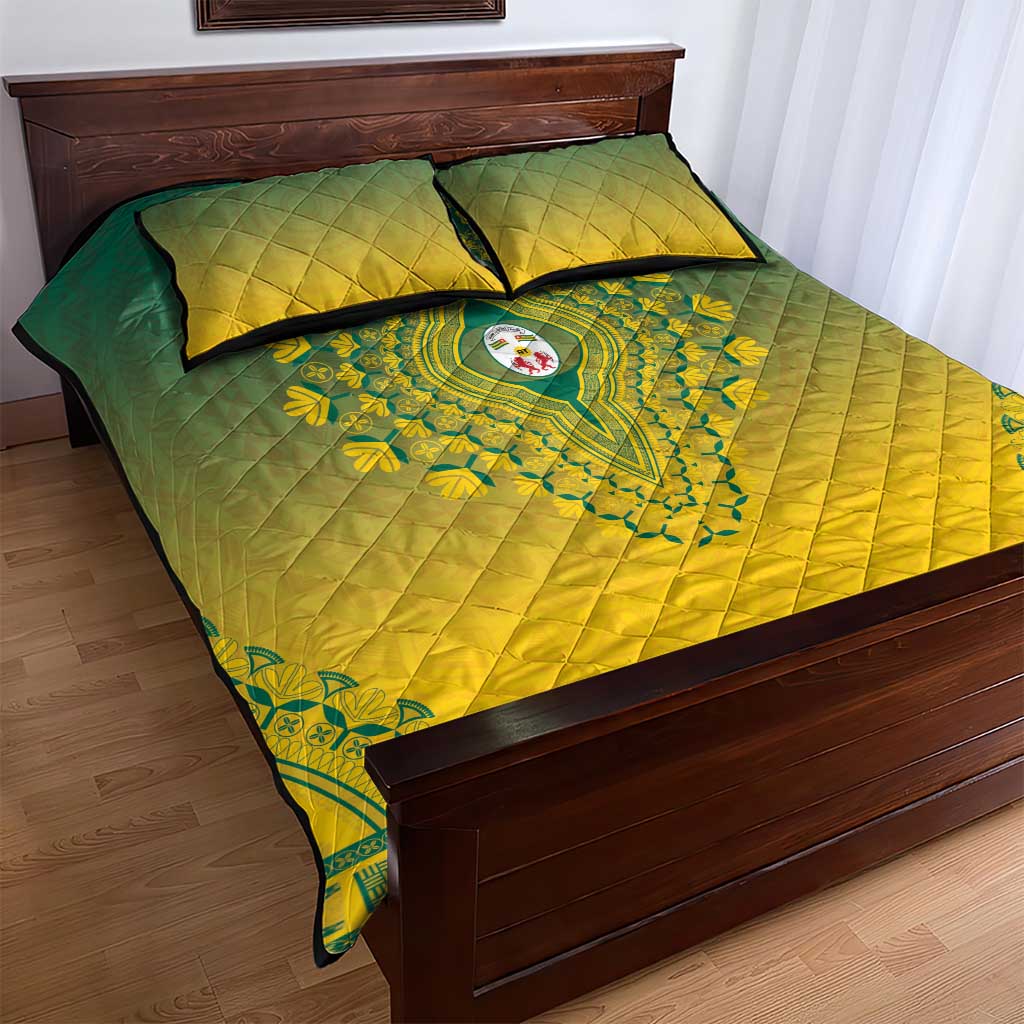 Afro Togo Quilt Bed Set African Dashiki Style - African Pride
