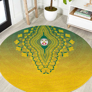 Afro Togo Round Carpet African Dashiki Style - African Pride