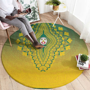 Afro Togo Round Carpet African Dashiki Style - African Pride