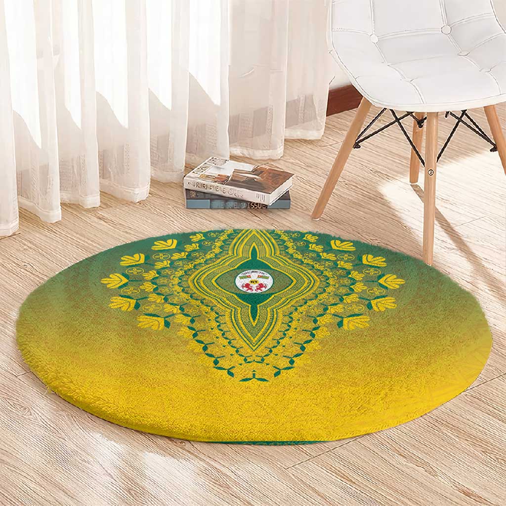 Afro Togo Round Carpet African Dashiki Style - African Pride