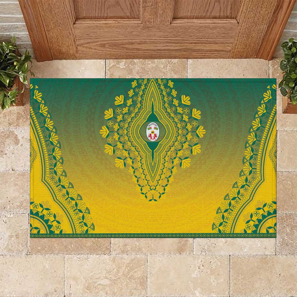 Afro Togo Rubber Doormat African Dashiki Style - African Pride