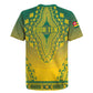 Personalized Afro Togo Rugby Jersey African Dashiki Style - African Pride