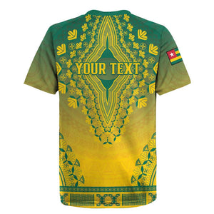 Personalized Afro Togo Rugby Jersey African Dashiki Style - African Pride