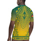 Personalized Afro Togo Rugby Jersey African Dashiki Style - African Pride