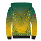 Personalized Afro Togo Sherpa Hoodie African Dashiki Style - African Pride