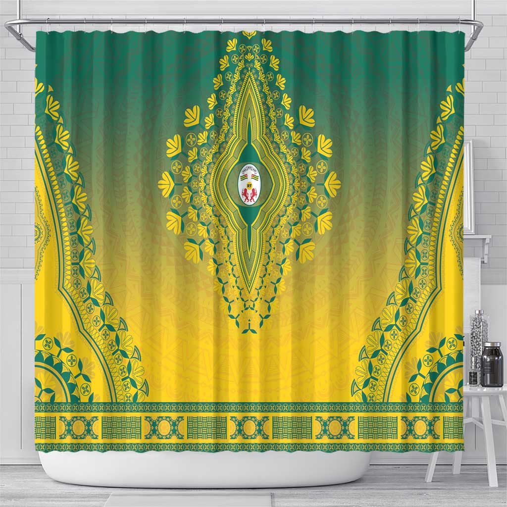 Afro Togo Shower Curtain African Dashiki Style - African Pride