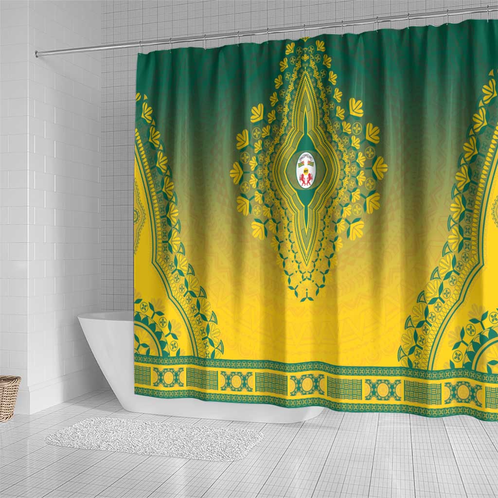 Afro Togo Shower Curtain African Dashiki Style - African Pride