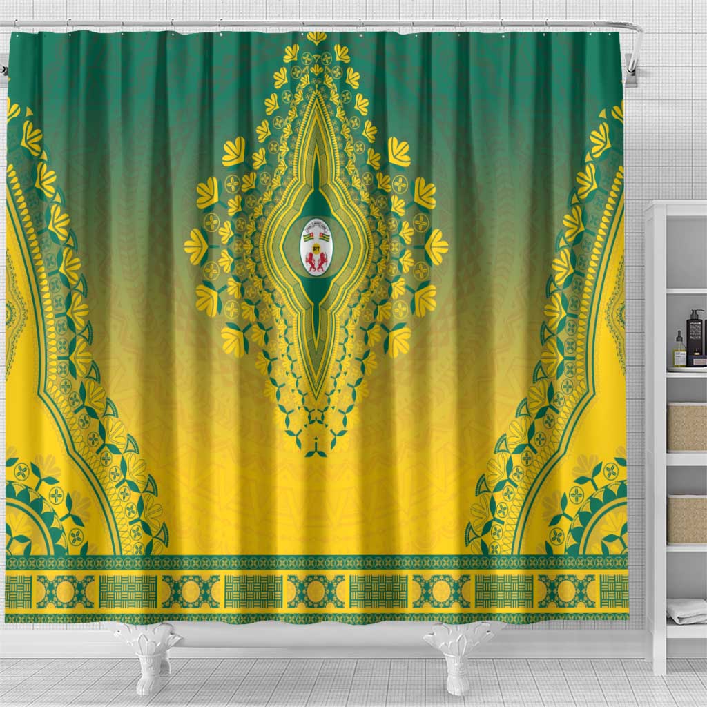 Afro Togo Shower Curtain African Dashiki Style - African Pride