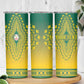 Personalized Afro Togo Skinny Tumbler African Dashiki Style - African Pride