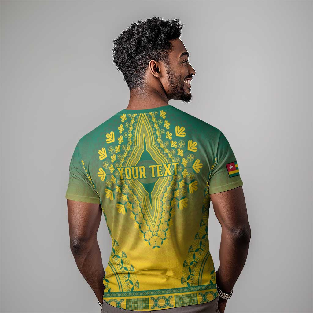 Personalized Afro Togo T shirt African Dashiki Style - African Pride