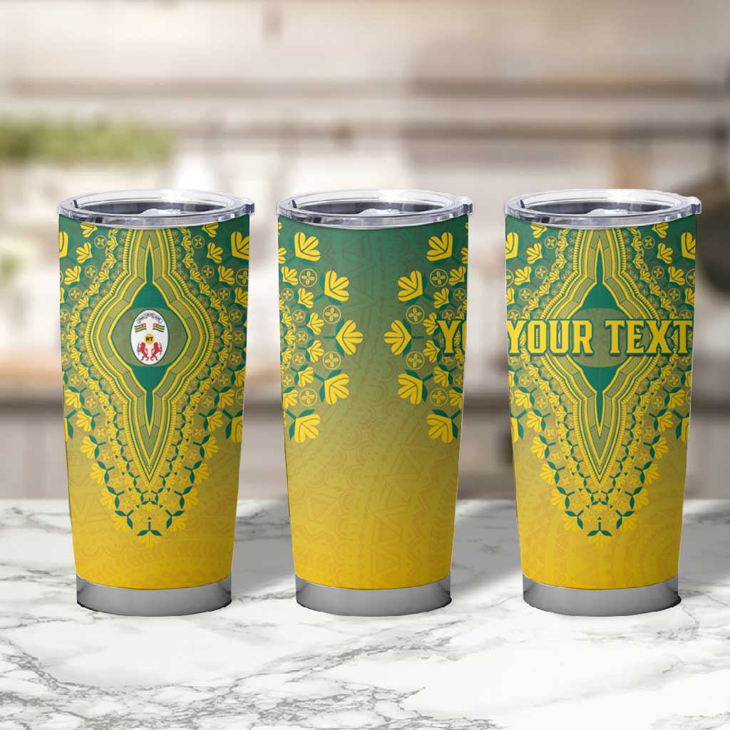 Personalized Afro Togo Tumbler Cup African Dashiki Style - African Pride